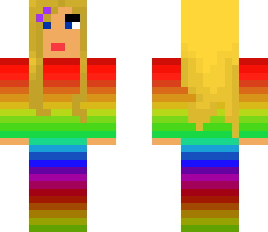 rainbow girl