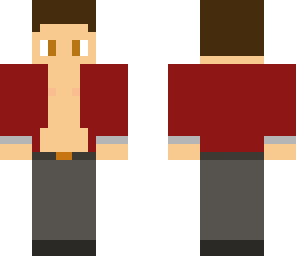 shirtless man
