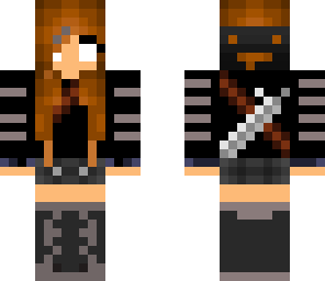 girl herobrine ninja