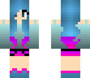 blue girl
