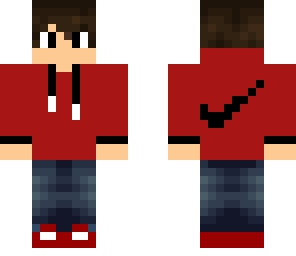 dark red nike boy