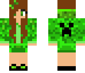 green hoddie girl