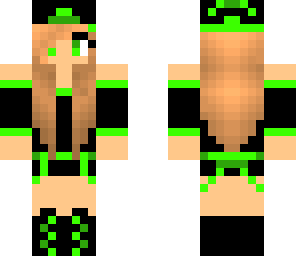 green teenage girl