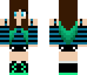blue girl