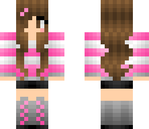 pink asian girl