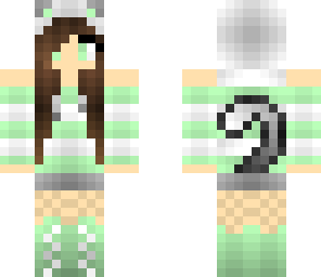 green cat  girl