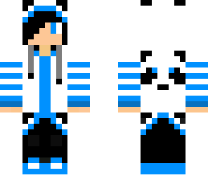 panda guy blue