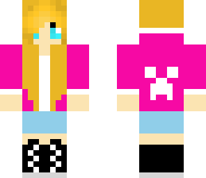 simple minecraft girl