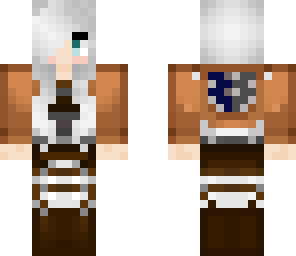 silver haird aot