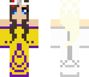 purple and yellow wedding dress
