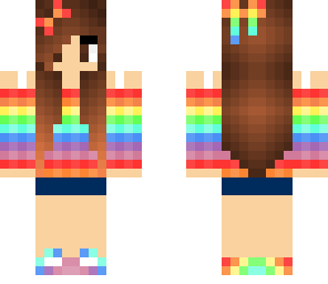 cute rainbow girl
