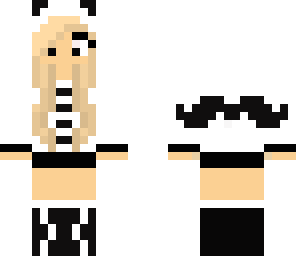 moustache girl