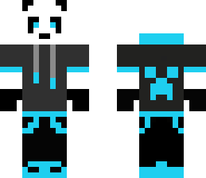 cyan panda