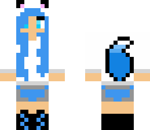 blue wolf girl