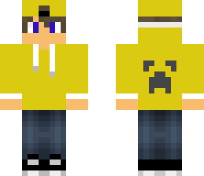 yellow teen with hat