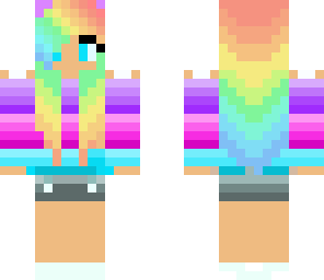 rainbow girl