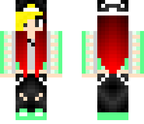 red punk girl