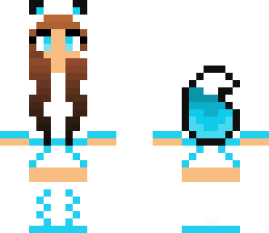 blue wolf girl 3