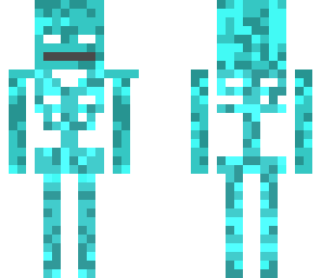 herobine's and diamond's skeleton