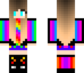 edited rainbow girl