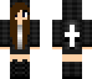 girl in black