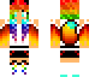 rainbow wolf