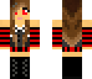 emo -black and red-