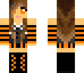emo -black and orange-
