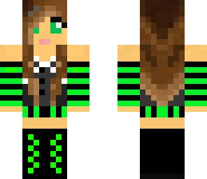 emo -black and green-