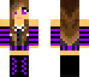 emo -black and purple-