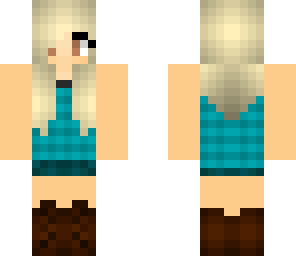 plaid tank-top girl