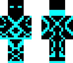 black and blue enderman
