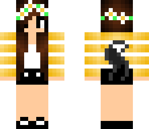 pretty flower girl-yellow