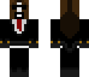 horse in tuxedo