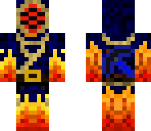 the black and red faced mage with death
