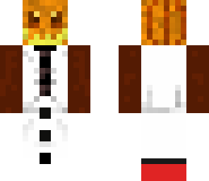 snow golem in tuxedo