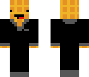 waffle in a suit