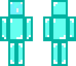 diamond block man