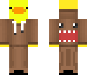 duck in  a hoodie