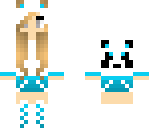 blue panda