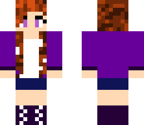 jacket purple girl