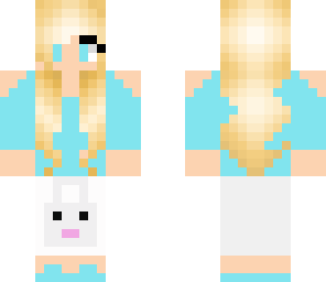 girl in bunny stuff