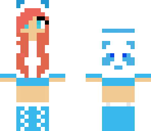 blue panda