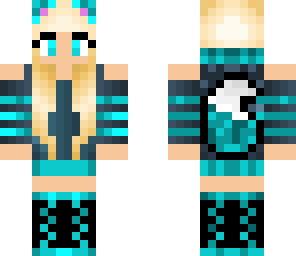 techno wolf girl