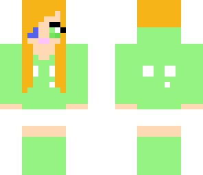 slime hoodie girl