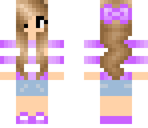purple shirt girl