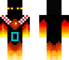 fire enderman with o