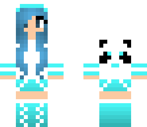 the blue panda