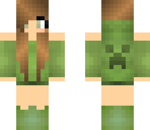creeper girl brown hair edition