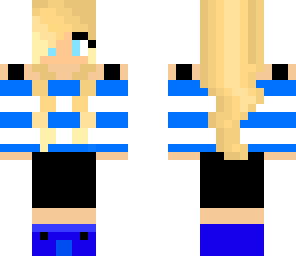 blue girl